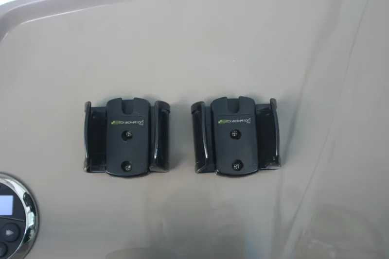 Slide: The Image of Engine room of 2008 Cruisers Yachts 460 Express with batteries and wiring. - 45