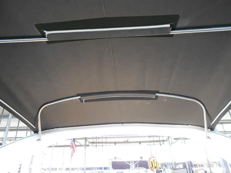 Slide: The Image of 2007 Regal 3360 Window Express boat canopy and frame structure. - 49