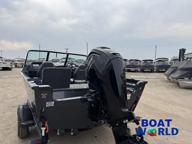 Slide: The Image of 2021 Lund 1675 Adventure Sport boat with outboard motor, displayed at Boat World dealership. - 43