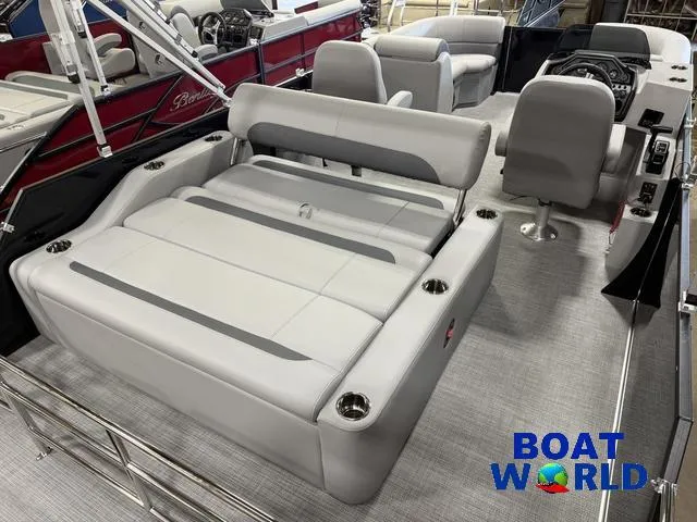 Slide: The Image of Bentley Pontoons Legacy 200 Swingback & Honda 4-Stroke EFI 2025 - 2