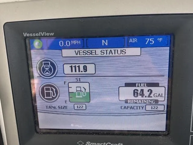 Slide: The Image of VesselView display showing fuel status on 2008 Boston Whaler 235 Conquest boat. - 3