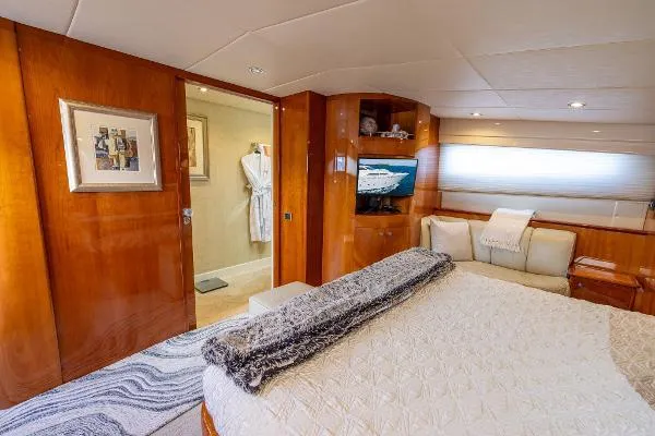 Slide: The Image of Upper VIP Stateroom couch w ensuite head - 36