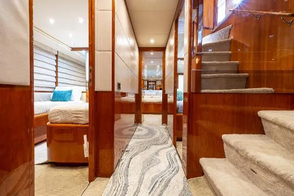 Slide: The Image of Lower level showing companionway looking forward - 49