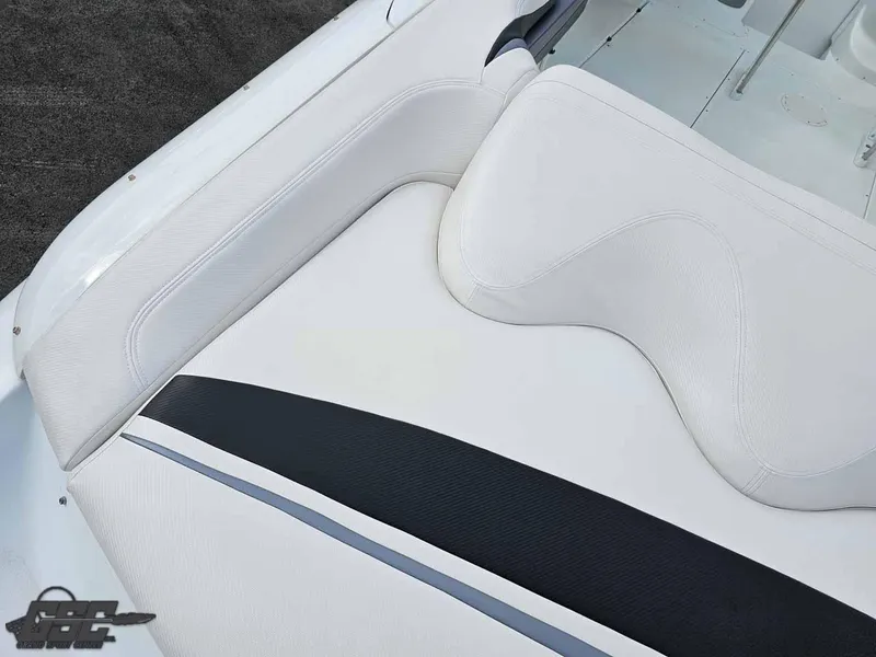 Slide: The Image of White and black boat seat in a 2003 Baja .38 Special. - 42