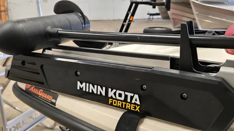Slide: The Image of Minn Kota Fortrex trolling motor on 2008 Mako Inshore 1801 boat. - 5