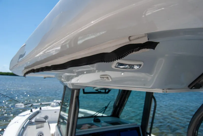 Slide: The Image of 2023 Crevalle 33 CSF boat detail, showcasing sleek design and modern features. - 44