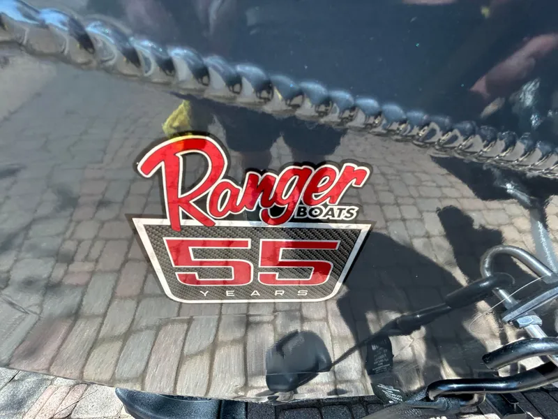 Slide: The Image of Ranger RT178 boat logo celebrating 55 years, 2023 model. - 39