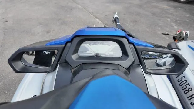 Slide: The Image of 2020 Yamaha Waverunner VX Cruiser dashboard with mirrors, showcasing sleek design and controls. - 3