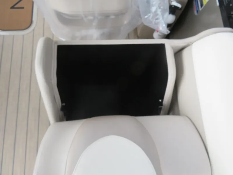 Slide: The Image of Avalon LSZ Quad Lounger 2025 seating with storage compartment, beige upholstery. - 23