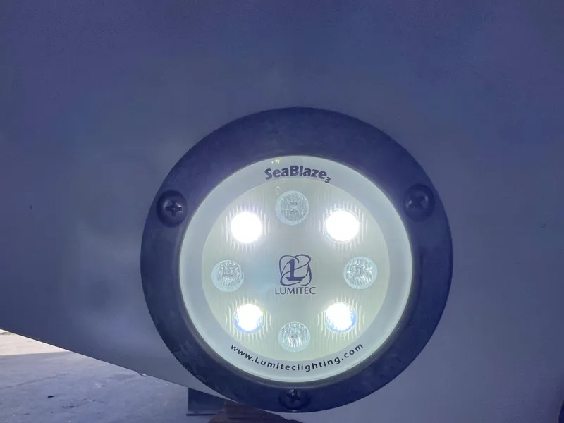 Slide: The Image of Underwater LED light, SeaBlaze by Lumitec, on 2016 Pursuit DC 295 boat. - 21