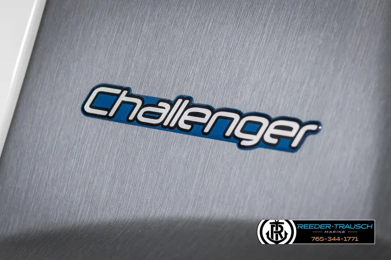 Slide: The Image of 2007 Sea-Doo 180 Challenger logo on metallic surface. - 40