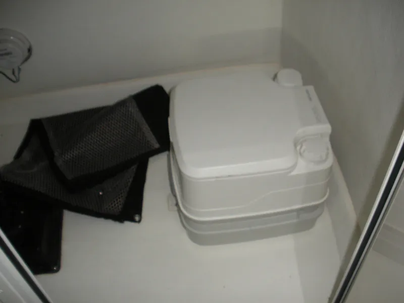 Slide: The Image of Portable toilet in a Parker 2100 Special Edition boat, 2017 model. - 6