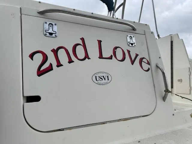 Slide: The Image of Bayliner 265 SD 2006 boat with "2nd Love" name, USVI registration. - 4