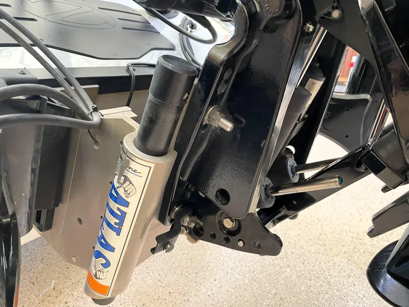 Slide: The Image of 2023 Ranger Z520R 55th Anniversary Limited Edition boat motor mount detail. - 11