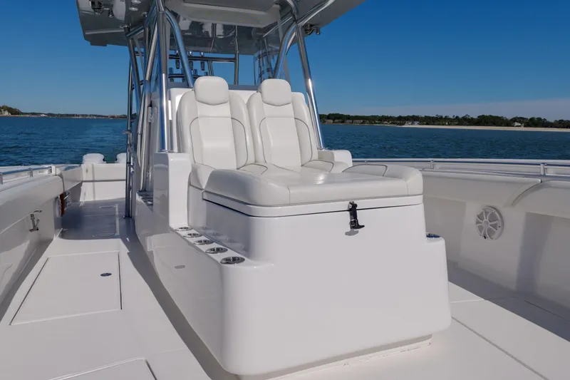 Slide: The Image of SeaHunter 38 Reel Escape- Forward Seating - 15