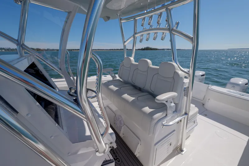 Slide: The Image of SeaHunter 38 Reel Escape- Helm Seating - 34