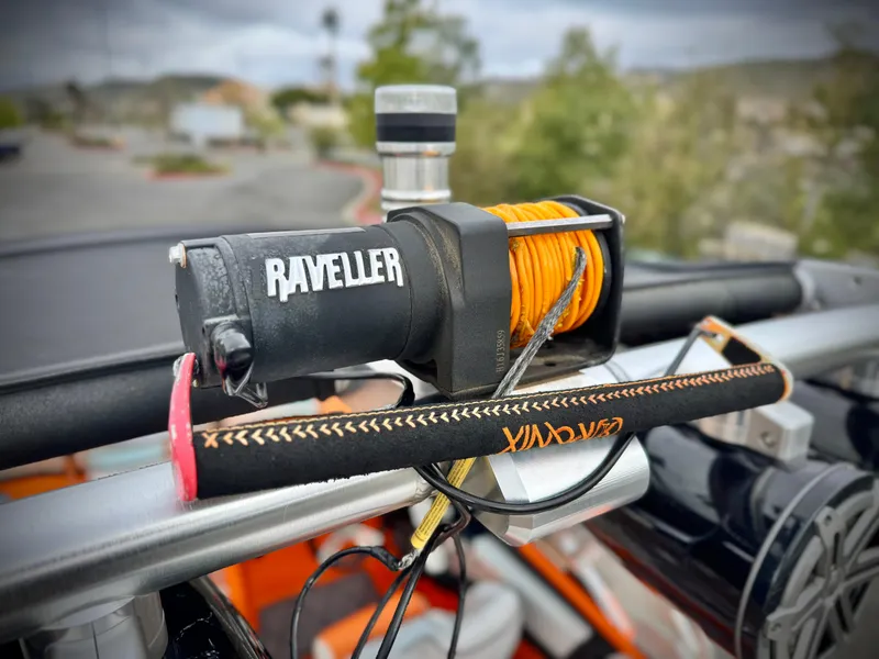 Slide: The Image of Close-up of a Raveller device on a 2015 MasterCraft XStar boat. - 18