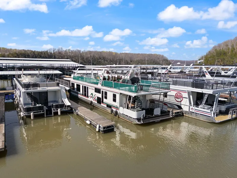 Slide: The Image of Sharpe 16 X 80 WIDEBODY HOUSEBOAT 1998 - 62