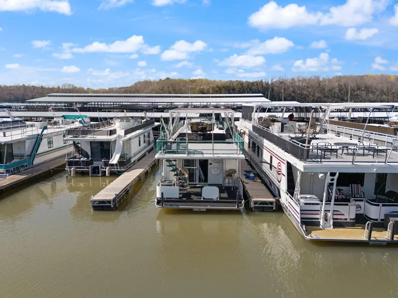 Slide: The Image of Sharpe 16 X 80 WIDEBODY HOUSEBOAT 1998 - 63