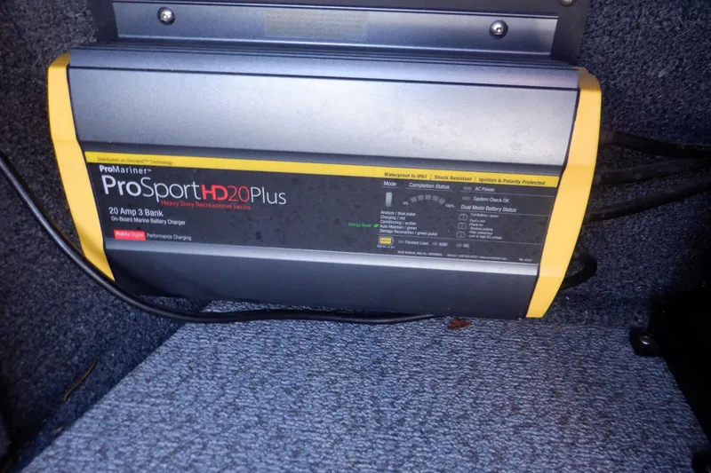 Slide: The Image of ProMariner ProSport HD20 Plus charger in 2022 Crestliner 1950 Super Hawk boat. - 40