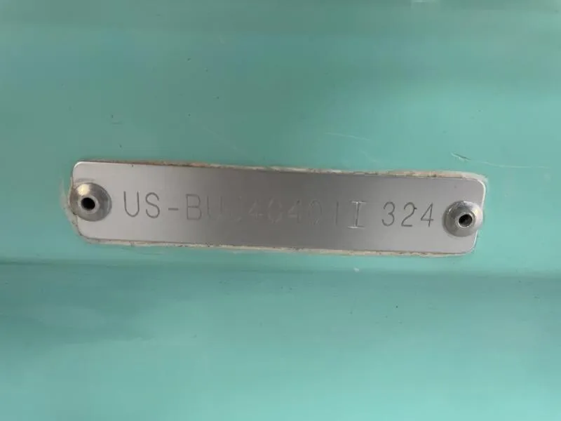 Slide: The Image of Hull identification number on a 2024 Mako 18 LTS boat. - 7