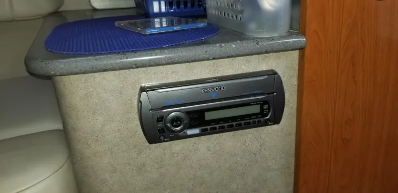 Slide: The Image of Kenwood stereo system in 2006 Formula 330 SS boat interior. - 10