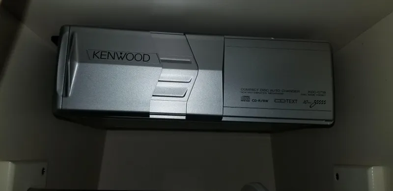 Slide: The Image of Kenwood CD changer installed in a 2006 Formula 330 SS boat. - 11