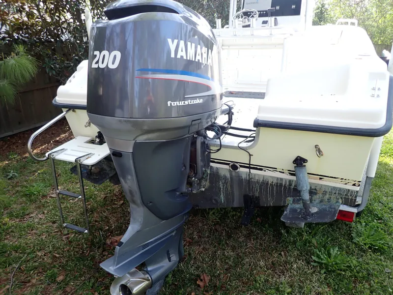 Slide: The Image of 2006 Sea King 210CC boat with Yamaha 200 four-stroke outboard motor. - 15