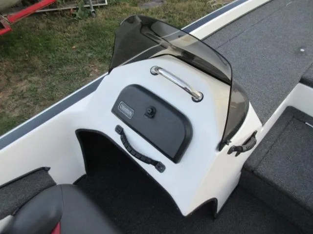 Slide: The Image of 2004 Champion 187 bass boat console with Mercury 175Hp outboard, very clean condition. - 18