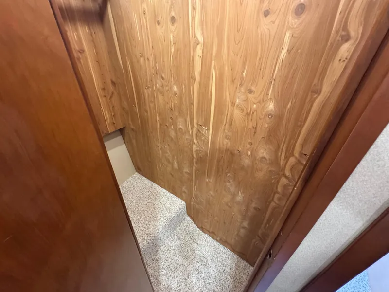 Slide: The Image of 47 2003 Cruisers Yacht 4450 Forward Guest Walk In Closet.jpg - 41