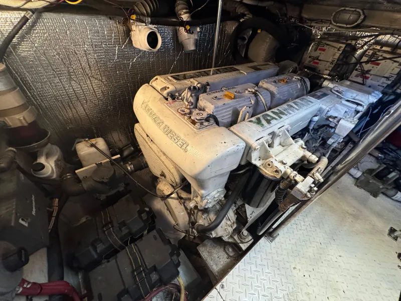 Slide: The Image of 59 2003 Cruisers Yacht 4450 Engine Room 2.jpg - 46