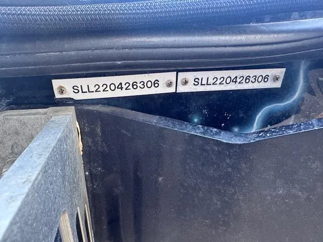 Slide: The Image of Serial number plate on a 2006 Storm Boats 22 model. - 18