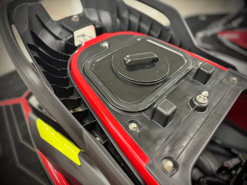 Slide: The Image of Close-up of 2022 Yamaha WaveRunner FX Cruiser SVHO engine compartment. - 16