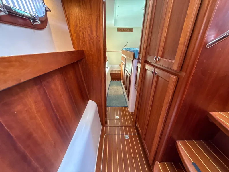 Slide: The Image of Port Companionway Landing - 46