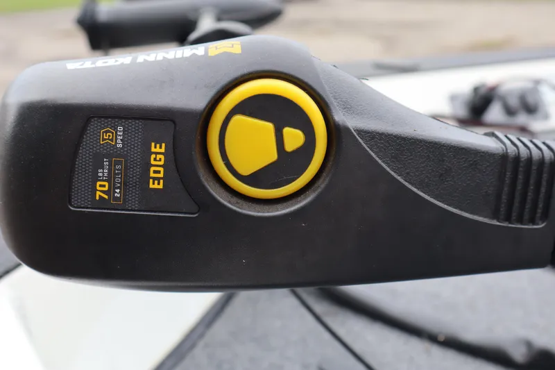 Slide: The Image of Minn Kota Edge trolling motor control on 2022 Ranger RT178 boat. - 4