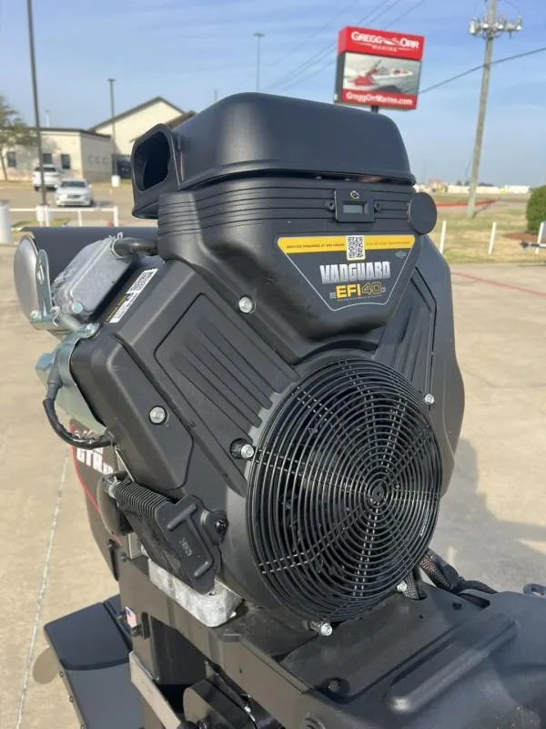 Slide: The Image of 2025 Gator Tail 17/54 EXTREME SERIES engine with Vanguard EFI 40, outdoor setting. - 18