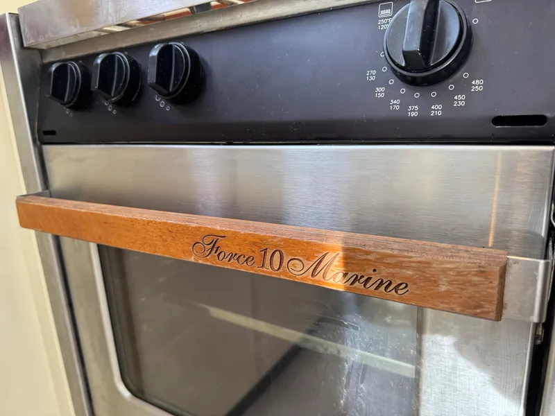 Slide: The Image of Force 10 Marine oven in 2003 Camano Troll boat kitchen. - 25