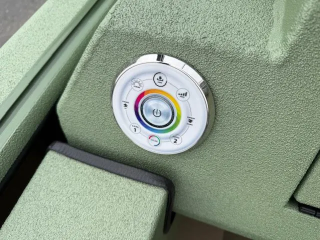 Slide: The Image of Control panel of 2025 SeaArk Easy 200 boat with Suzuki DF200 engine. - 10