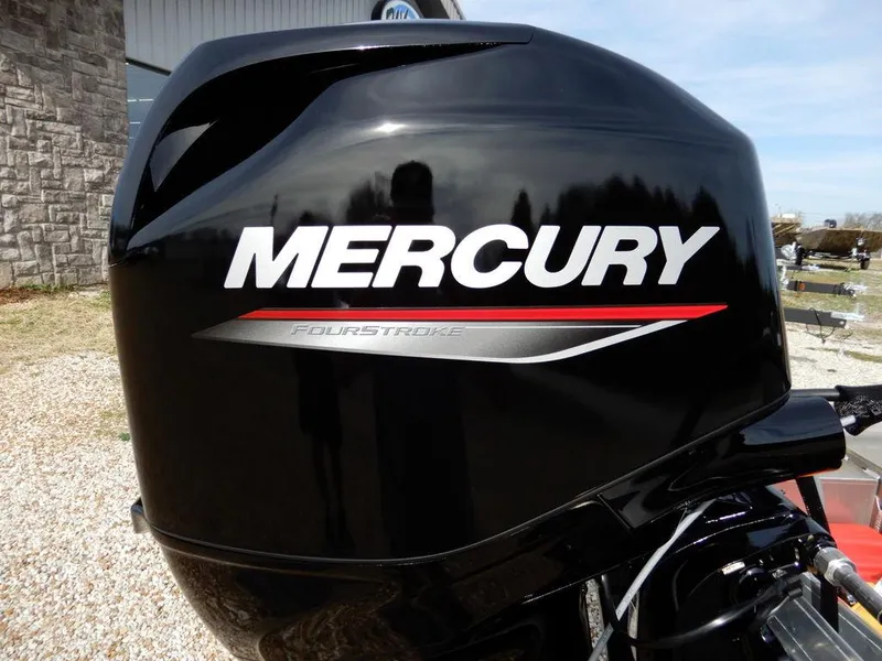 Slide: The Image of 2025 Blazer 1752 SS with Mercury FourStroke outboard engine, black finish. - 25