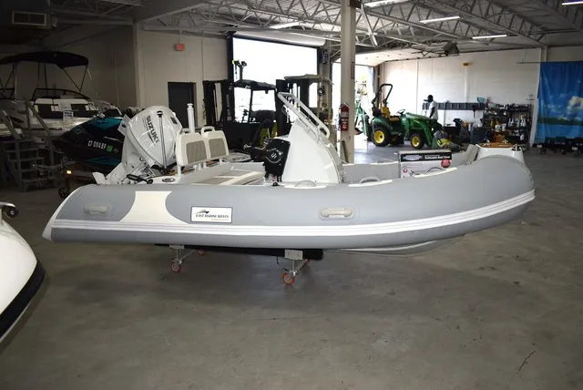 Slide: The Image of East Marine Boats SP 360 Hyplon Aluminum Rib Inflatable 2026 - 26