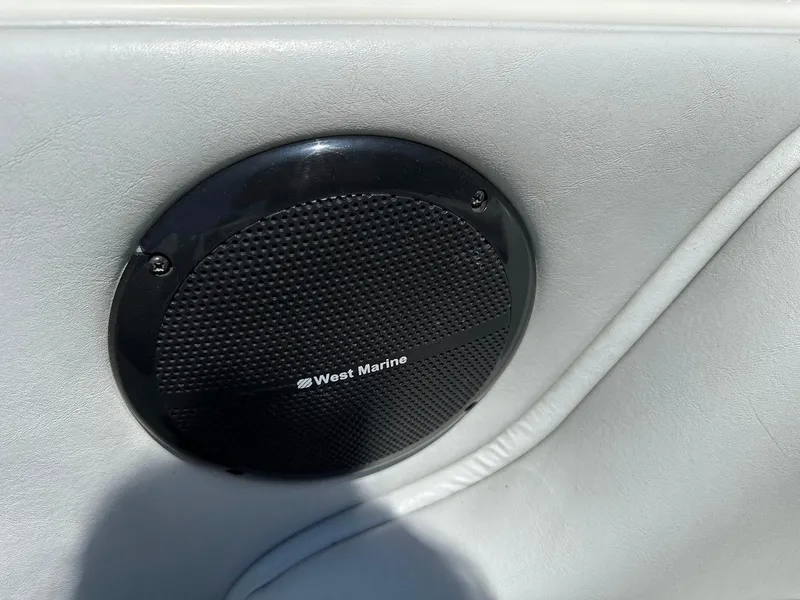 Slide: The Image of Speaker on 1998 Ski Centurion sport bowrider boat interior, West Marine brand. - 23