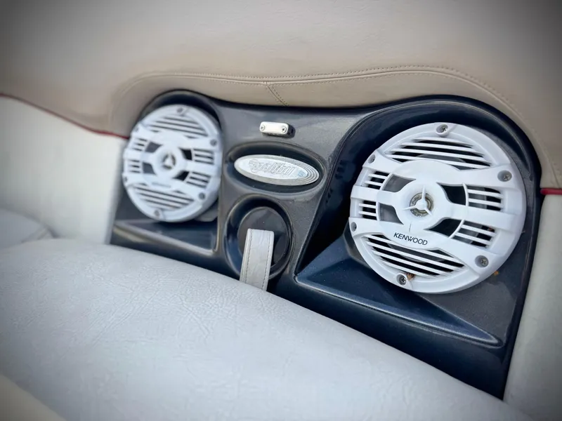 Slide: The Image of Kenwood speakers in 2007 Malibu Wakesetter 247 LSV boat interior. - 19