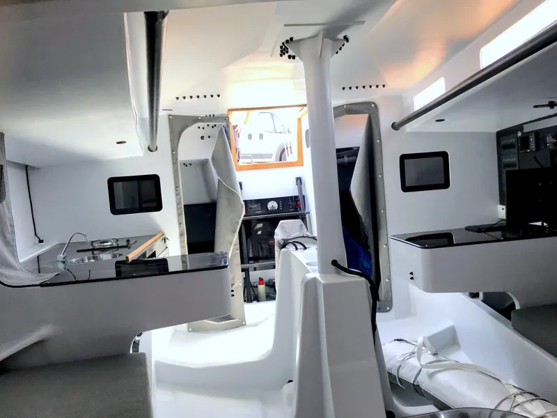 Slide: The Image of Interior of 2025 Black Pepper CODE 1 yacht, featuring modern design and sleek finishes. - 17