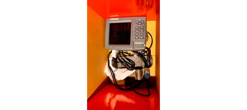 Slide: The Image of Electronic device in red casing, Sceptre 36 Brandywine 1980. - 49