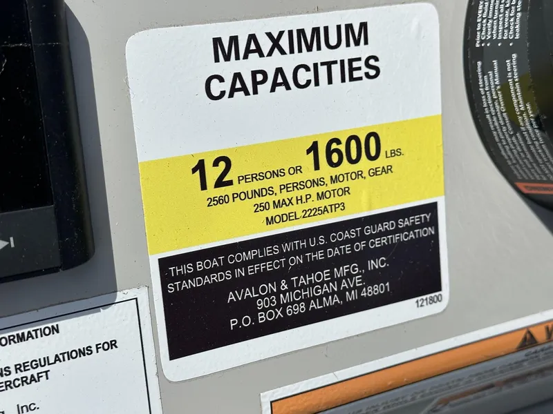 Slide: The Image of Avalon 23' Venture 85 Platinum CC Fish w/ 150HP Mercury! 2025 - 7