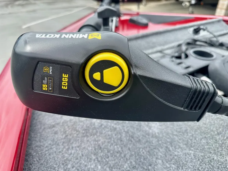 Slide: The Image of Minn Kota Edge trolling motor on 2019 Tracker Pro Team 195 TXW boat. - 13