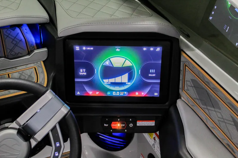 Slide: The Image of 2025 Tigé Z3 dashboard with advanced touchscreen display and modern steering wheel design. - 16