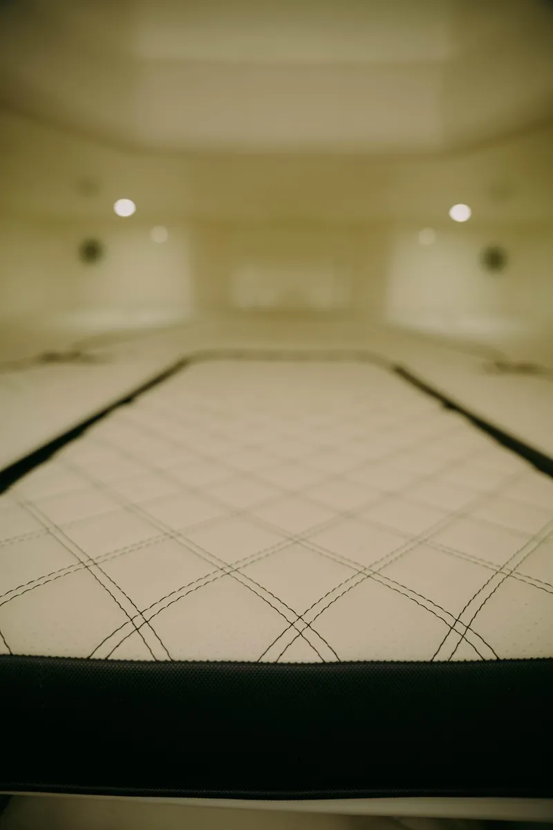 Slide: The Image of Luxurious interior of 2021 Deep Impact 399 Sport boat with elegant stitching. - 17