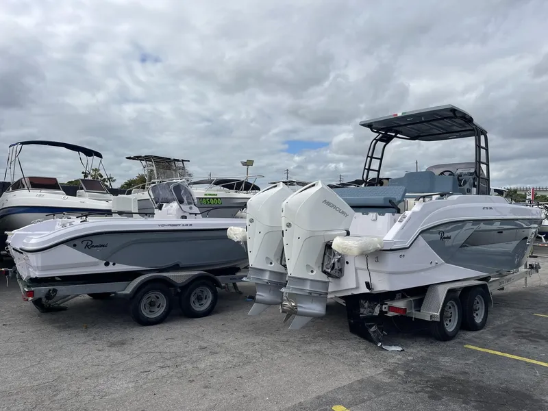 Slide: The Image of 2024 Ranieri Voyager 19S boat specifications and design overview. - 10