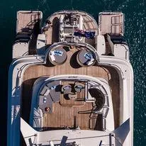 Slide: The Image of Aerial view of 2005 New Zealand Yachts Wave Piercer on water. - 7